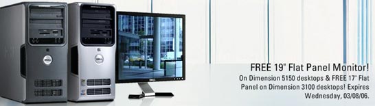 Two Desktop Computers with a Flat Panel Monitor